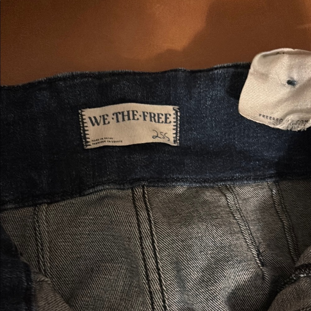 We The Free Dark Blue Denim Pants